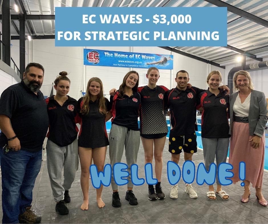 EC Waves Swim Club makes a splash receiving a $3000 Main Image